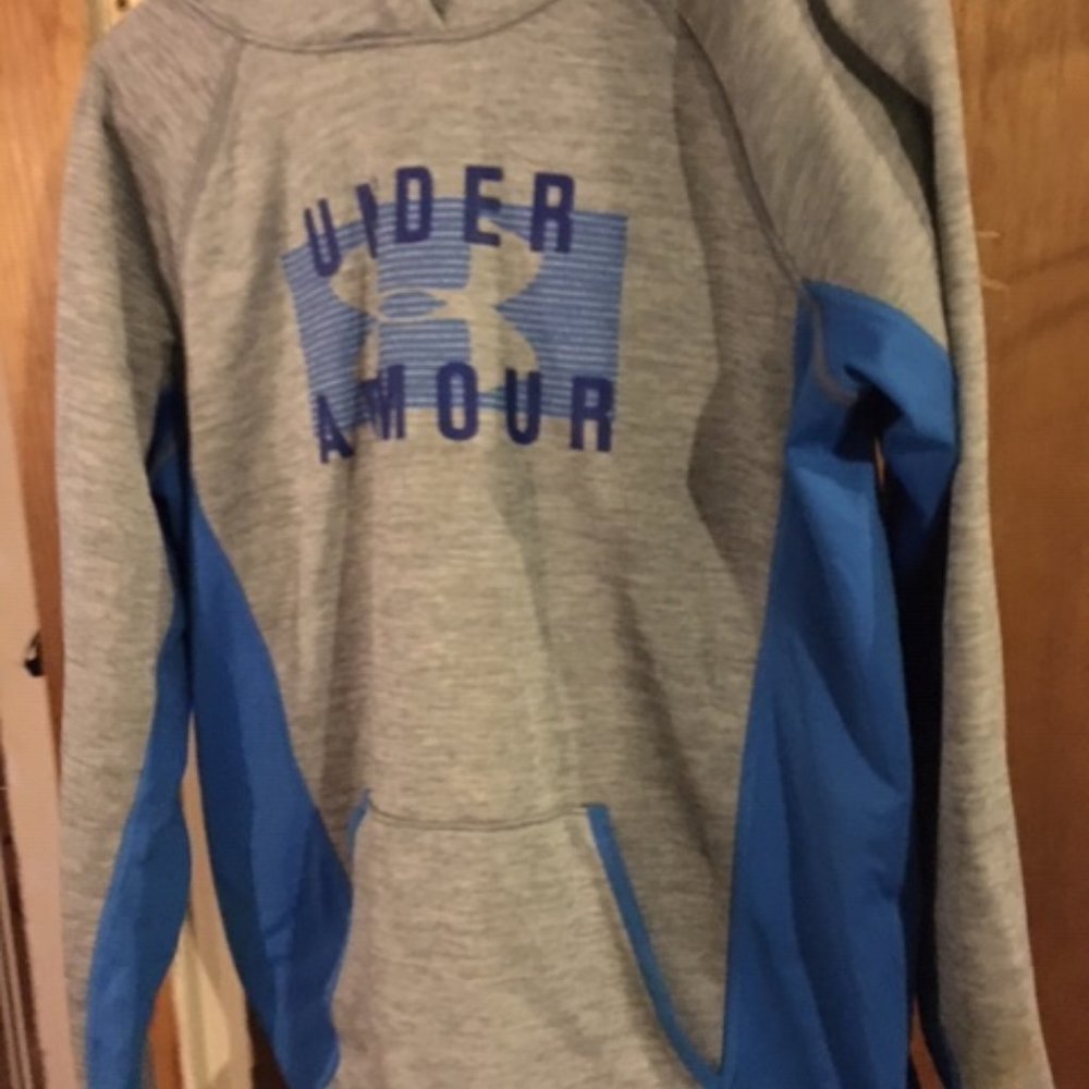 a Under Armour sweatshirt